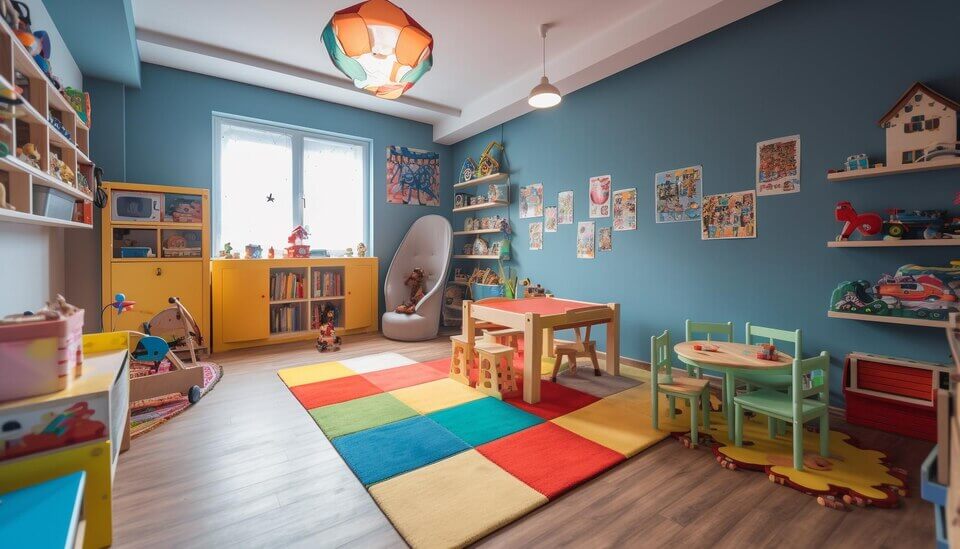 Bright, inviting classroom spaces